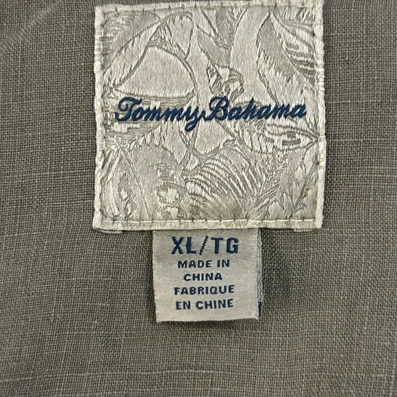 Tommy Bahama NWOT Two Palms raw edge 100% linen jacket - Picture 12 of 14
